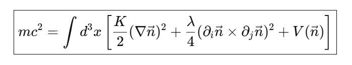 BrettFarkas's tweet photo. In this equation time doesn't just move forward, it can twist locally.  The knots are particles. https://t.co/K7ldyzlyKd