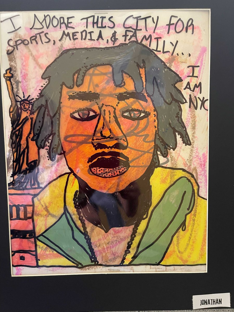 ChildrensAidNYC's tweet image. Last night’s “I Am NYC” art show brought together over 100 attendees to celebrate youth identity, creativity &amp;amp; connection. Teen leaders from Lex Academy led the event, showcasing 36 portraits &amp;amp; collecting signatures for anti-hate curriculum in NYC schools.

#ChildrensAidNYC
