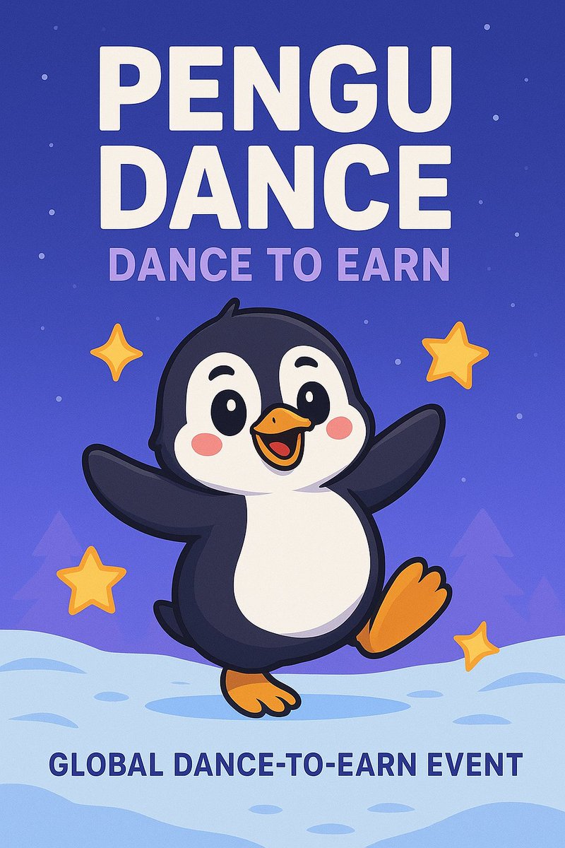 _Pengudance_'s tweet photo. 🐧🔥 PENGU DANCE Global Challenge!
Dance, post, get RAIDed & win rewards!
Join the Dance-to-Earn event now 👇
https://t.co/i56hzuMHD9
Post your Penguin Dance with:
#PenguDance #DanceToEarn #PenguChallenge #Pengu https://t.co/WdJ9JYMocM