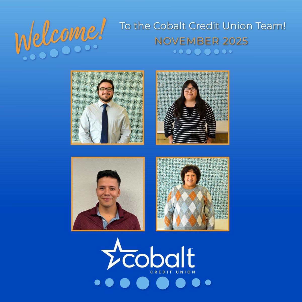Welcome to Cobalt! 💙
Please join us in welcoming our newest teammates: Jehu, May, Dom, and Sydney!
We're thrilled to have them on board and can’t wait to see the great things they’ll accomplish.