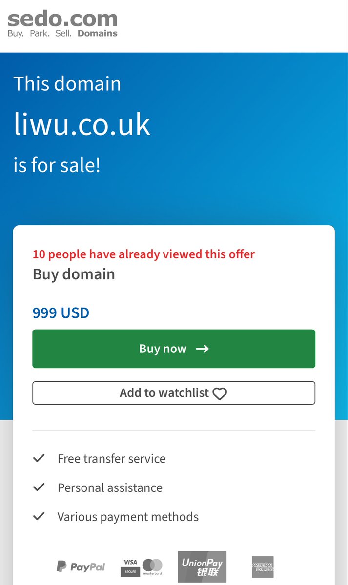 Tifou_off's tweet photo. https://t.co/JaDBRKbrRV
For Sale ! UK Domaine Name
#Liwu #UK #AI #Domains #DomainName #DomaineNameForSale https://t.co/NbRzkD3uxP