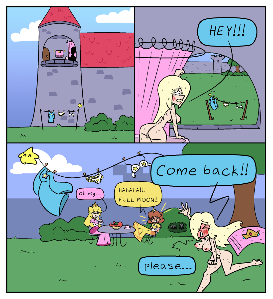 strawberriexe's tweet photo. [COMM] Princess Rosalina Comic https://t.co/vq2bhIltiZ