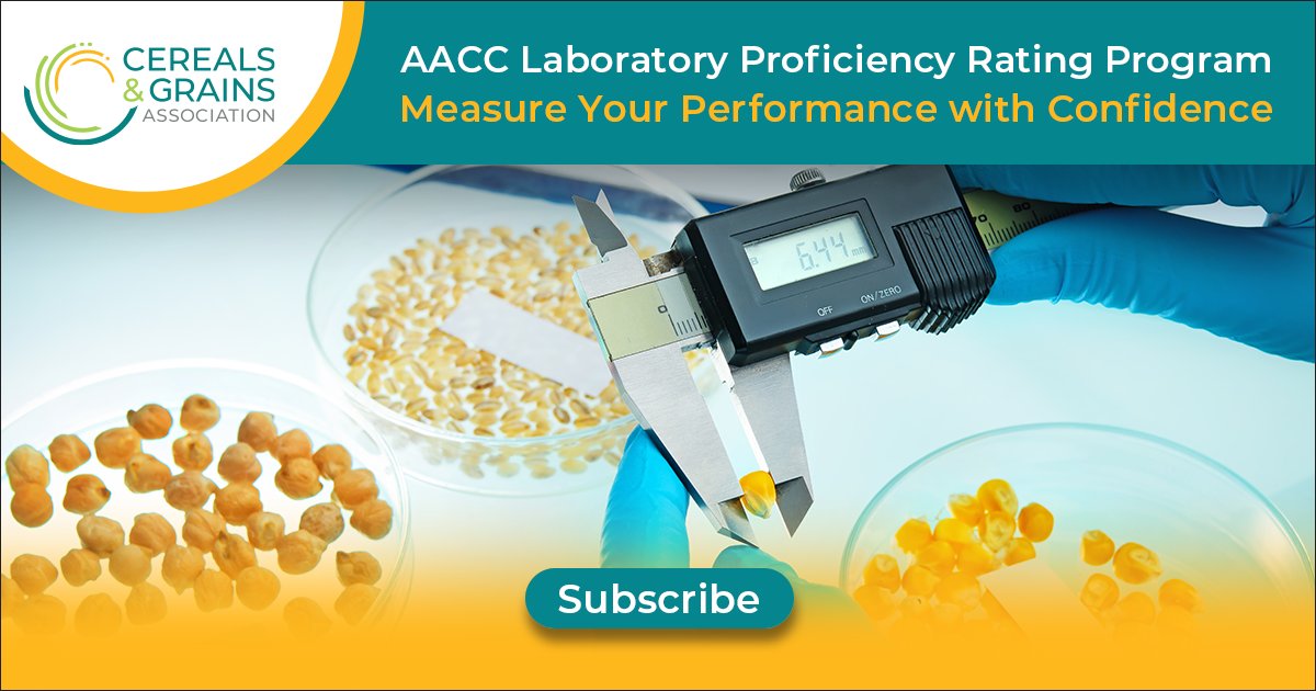 cerealsgrains's tweet image. Analytical accuracy is vital. Ready to elevate your lab’s performance? The AACC LPRP offers tailored samples, detailed reports, and ISO-aligned methods for grain and flour labs.

Combine #LPRP with #AACCApprovedMethods for the gold standard: bit.ly/4oHnzgp