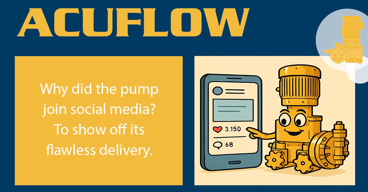AcuFlowPumps's tweet image. Perfect delivery deserves a little spotlight. 📱⚙️
.
.
.
.
.
#AcuFlow #ReliableFlow #EngineeredToDeliver #PumpHumor #MadeinUSA