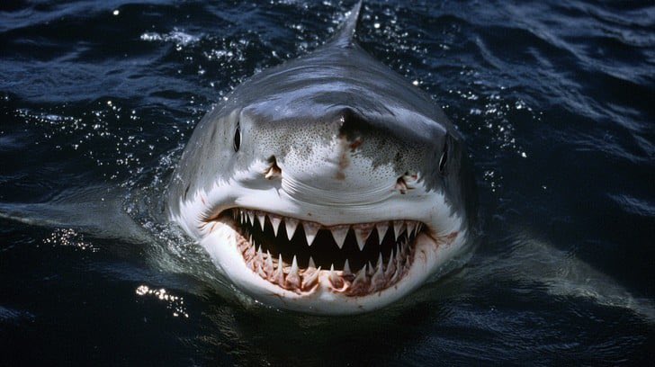 the most shark anybody has ever looked