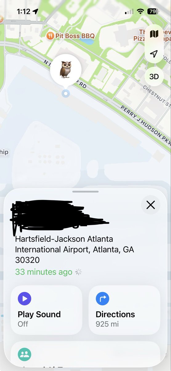 HoTang_'s tweet photo. @FedExHelp @FedEx Your online help here is not helpful. Someone at the ATL ramp needs to go look for this. You insist the package was delivered but it’s sitting on the ramp at ATL according to the AirTag. Don’t want to have to get the local authorities involved. #FedExProblems https://t.co/yfpAAzmag0