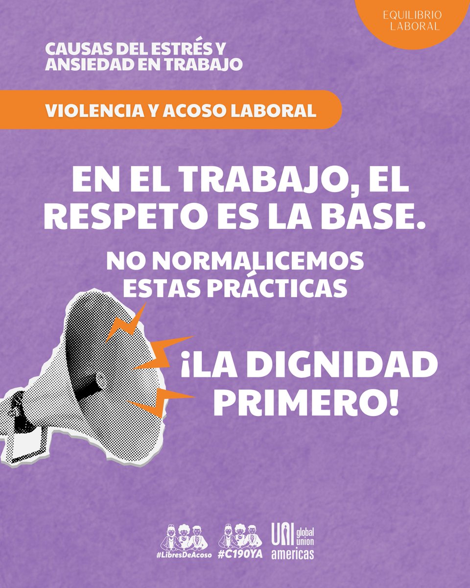 TuMuevesCol's tweet image. 🛑¡Basta de acoso laboral! 

💪 Defender la dignidad laboral es apostar por equipos más fuertes y una sociedad más justa.
Todas las personas trabajadoras merecemos un entorno donde el respeto y la dignidad sean la norma.