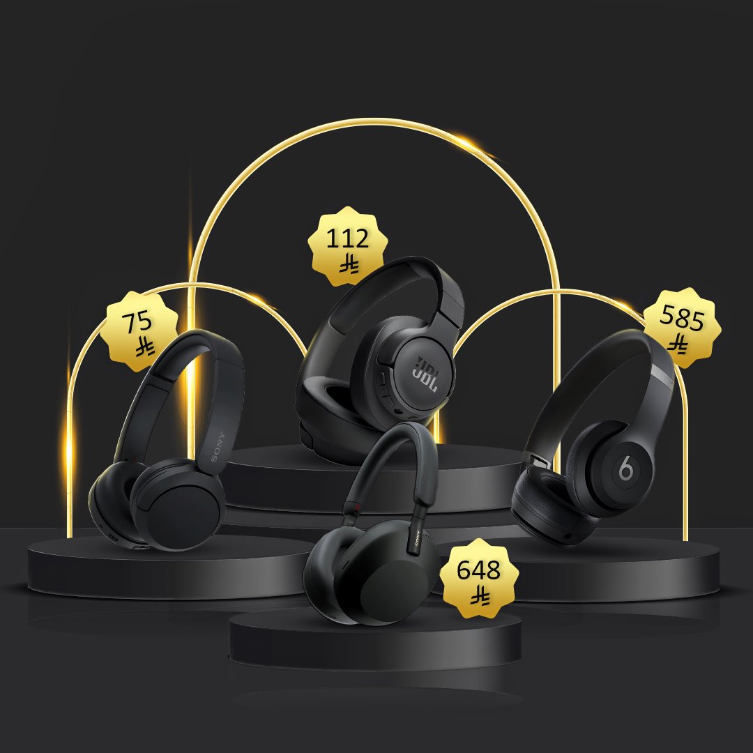 أهلاً، أنا تركي رئيس التوفير 💸

إذا ناوي تشتري سماعة للنادي أو لمشاهدة فيلم وثائقي يطورك جمعت لك ٤ سماعات ممتازة بجودة عالية وأسعارها من الأفضل في السوق حالياً

1- Sony WH-1000XM5
2- Beats Solo 4
3- JBL 720
4- Sony WH-CH20

اختيارات قوية وتستاهل إذا عندك تجرّبه افضل شاركنا ⬇️⬇️