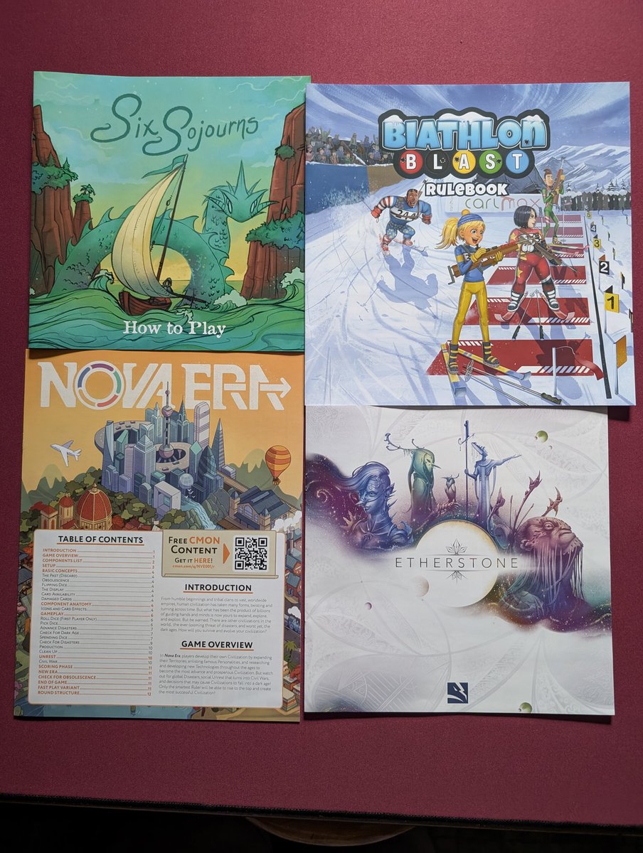 Rule book reading for hopeful games to be played this weekend.