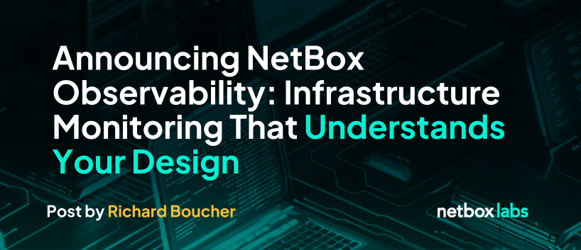 NetBoxLabs's tweet image. In case you missed our big announcement last week: NetBox Observability is coming.

Your monitoring will finally understand your infrastructure&apos;s design. Every alert enriched with topology, dependencies, ownership. Built on OpenTelemetry.

Read in full: hubs.ly/Q03Vt1zm0