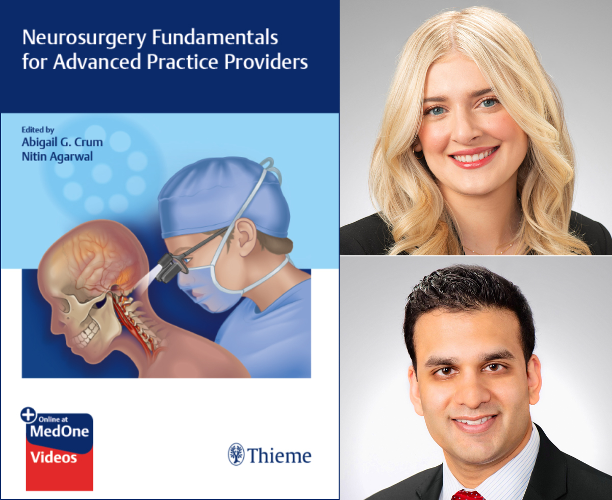 Abigail Crum and <a href="/NitinAgarwalMD/">Nitin Agarwal, M.D.</a> publish new book Neurosurgery Fundamentals for Advanced Practice Providers that provides a strategic, practical, and a complete guide for building high-performing neurosurgical teams. neurosurgery.pitt.edu/news/agarwal-c… <a href="/ThiemeIntl/">Thieme International</a> <a href="/UPMCPhysicianEd/">UPMC Physician Resources</a>