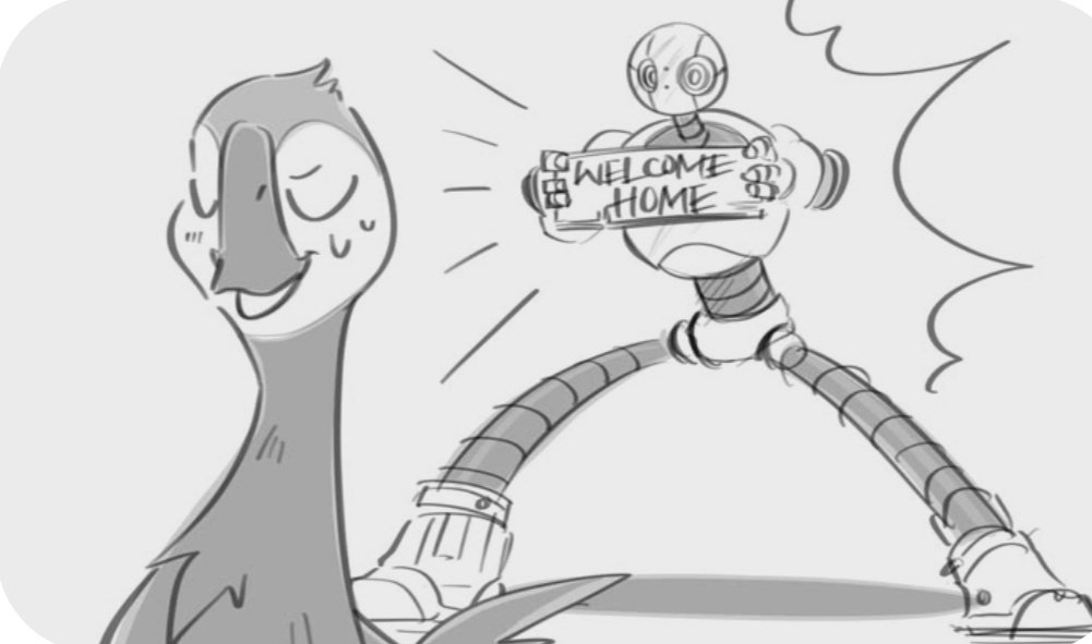 PilarJimen92511's tweet image. Necesito conocer el autor es tan lindo y divertido 
Ya me imagino a Rozz con ese cartel para darle la bienvenida a Pico Brillo cuando regrese de emigrar 
#RobotSalvaje
#TheWildRobot
#Rozzum7134
#Rozz
#PicoBrillo
#Brightbill 
#Brillo