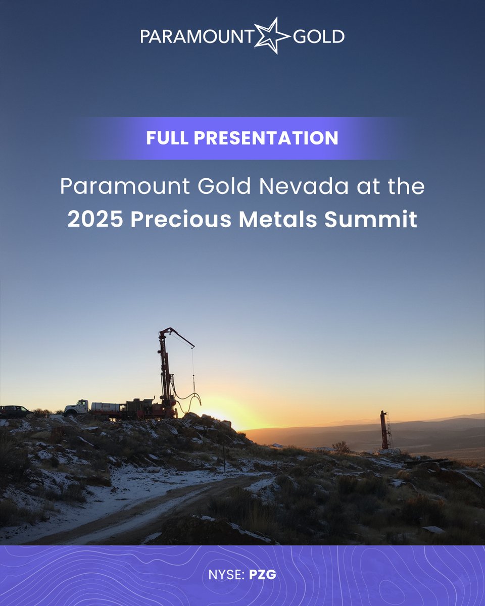 At the 2025 Precious Metals Summit in Zurich, $PZG CEO Rachel Goldman provided an overview &amp; update of the progress we are making at our Grassy Mountain Project in Oregon. She also discussed our Nevada assets, Sleeper Gold &amp; Bald Peak.

Watch: youtube.com/watch?v=mmhT_T…