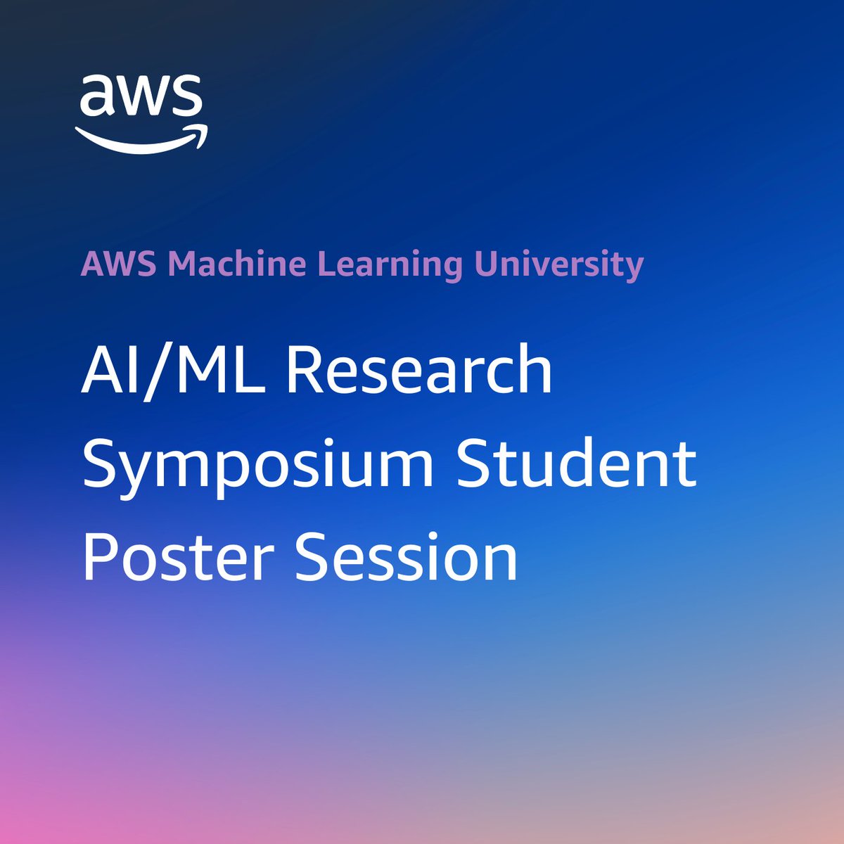 AWS_Edu's tweet image. Ready for impactful AI &amp;amp; machine learning research presented by emerging scholars?

Follow the link below for poster session highlights from the AWS Machine Learning University AI/ML Research Symposium.

Student projects spanned:

🩺 Healthcare &amp;amp; Medical AI
🤖 Advanced AI &amp;amp;…
