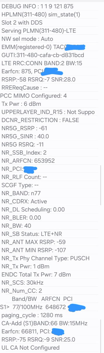 It’s small cell Friday for me today!

3 new small cells turned up this morning, all with C-Band and the standard assortment of LTE goodness.