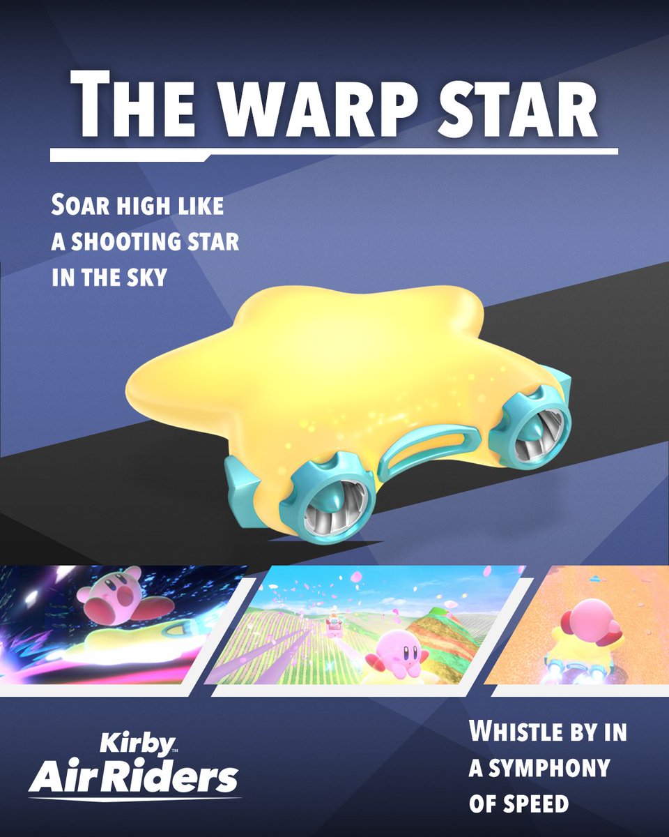 For our most daring riders. #KirbyAirRiders