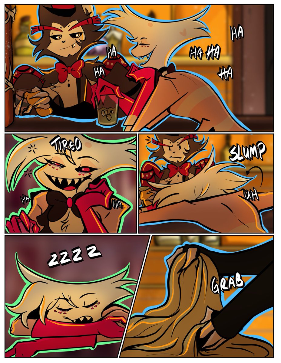 BriannaJuneArt's tweet image. I just think they’ll neat and deserve a happy ending lol 
#hazbinhotel #huskerdust #angeldust #husker #husk