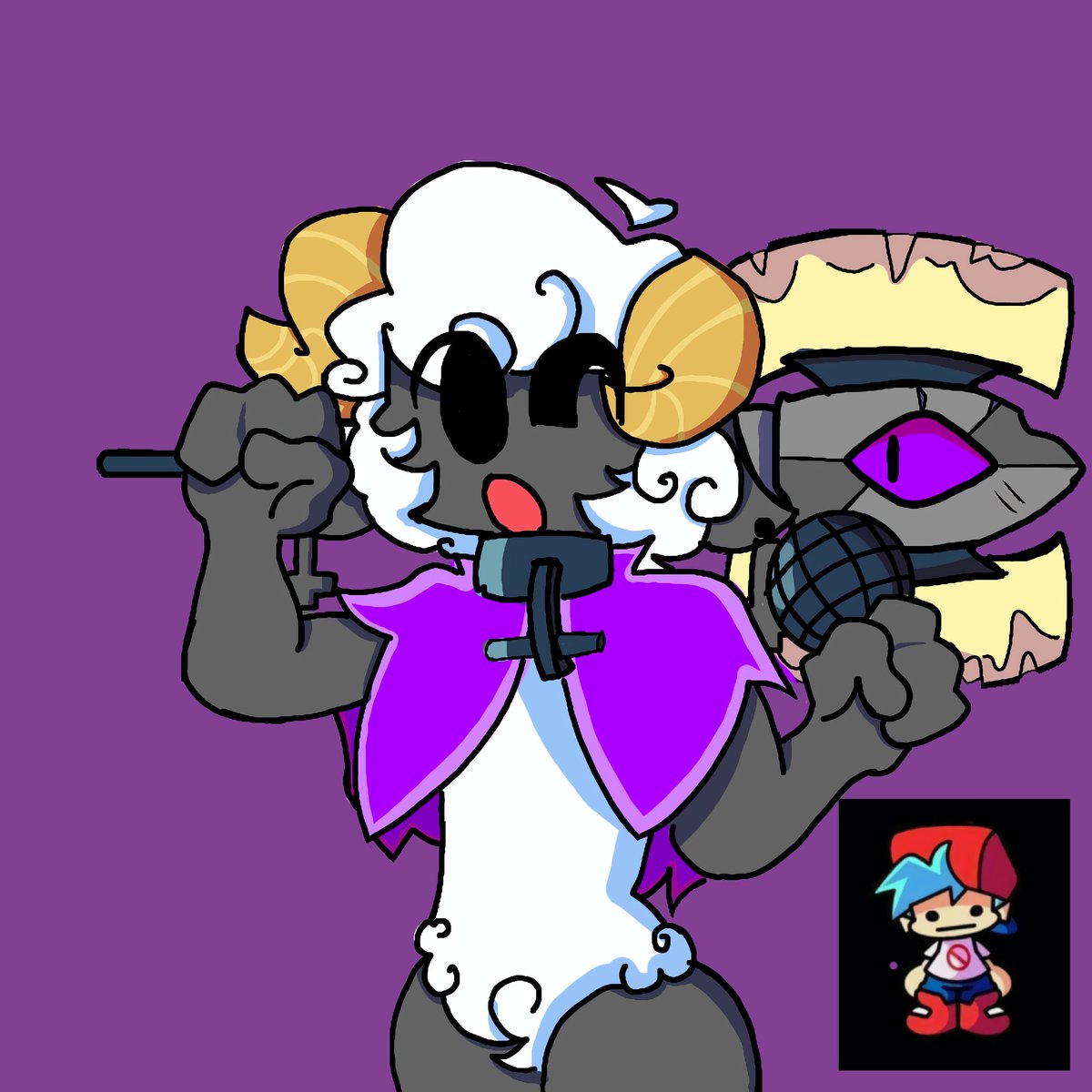 SeiladoidoOK's tweet image. @Baphomeeettt  aqui está sua fan art minha primeira fan art sua:D