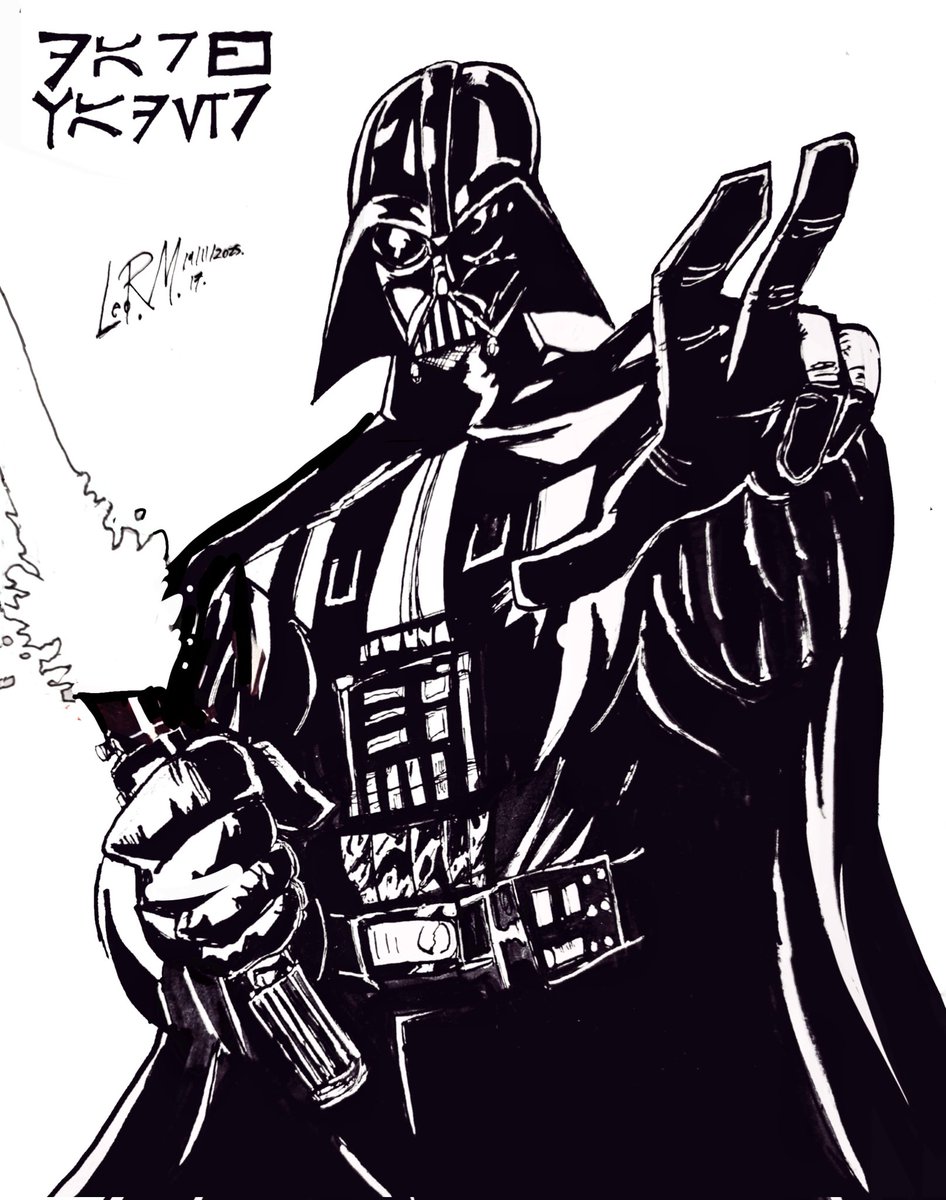 aymengo_2022's tweet photo. みなさん、こんにちは。お元気ですか？
今日はダース・ベイダー漫画イラスト。
#イラスト
#starwars #fanart #manga #mangaart
#darthvader #disney #lucasfilm #illustration
#lordsith #sith https://t.co/NOhM0eqMWP