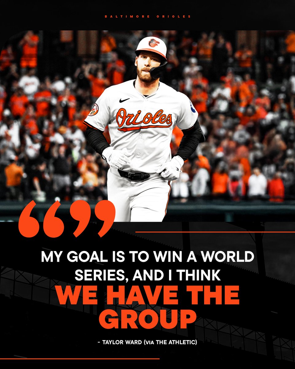 Orioles's tweet image. Here to win 😤