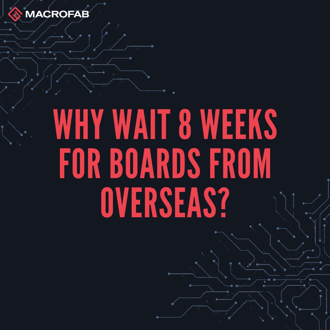 MacroFab's tweet image. 🛑 Why wait 8 weeks for PCBs from overseas?

Build faster with MacroFab’s digital EMS platform with real-time quotes, BOM sourcing, and U.S.-based factories.

🔗 Start today: ow.ly/j31X50Xw0Lg

#PCBA #MadeInUSA #ElectronicsManufacturing