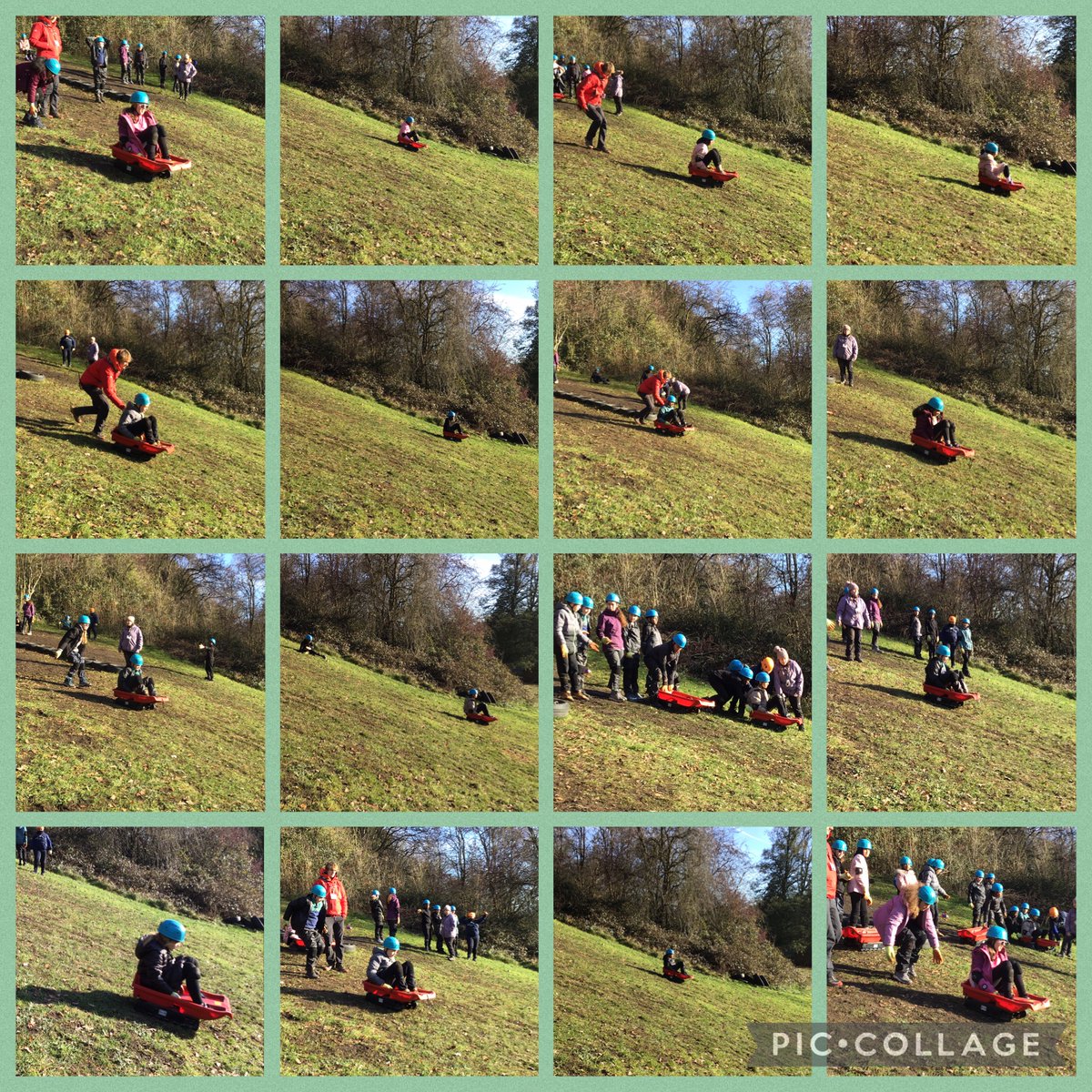 Groups Two and Four rounded off their time <a href="/ManorAdventure/">Manor Adventure</a> with grass sledging.