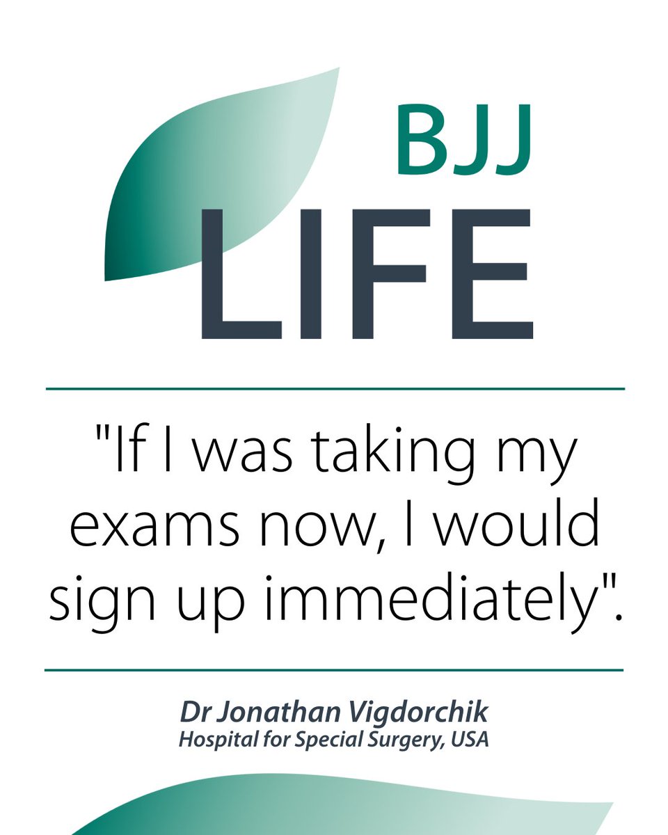 🗓️ Planning to take the #OITE in 2026? | ⌛ One year to go!

Get ahead with your revision and sign up to #BJJLIFE today to make the most of a one-year subscription. You'll get access to ~1300 MCQs covering all specialties, as well as additional resources.

boneandjoint.org.uk/life/