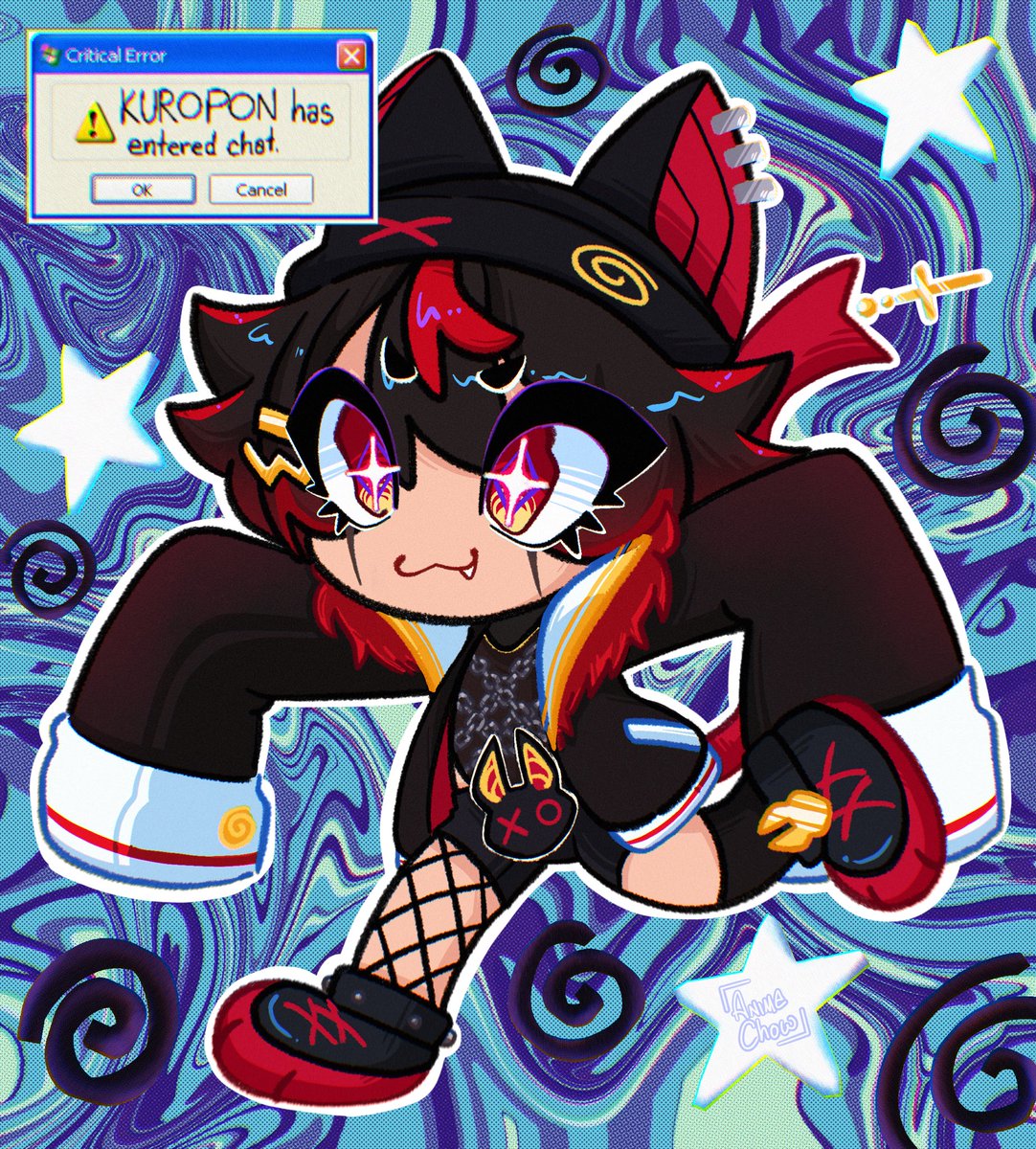 Anime_Chow's tweet image. ☆KUROPON has entered chat☆ #K9FANART #K9KURO