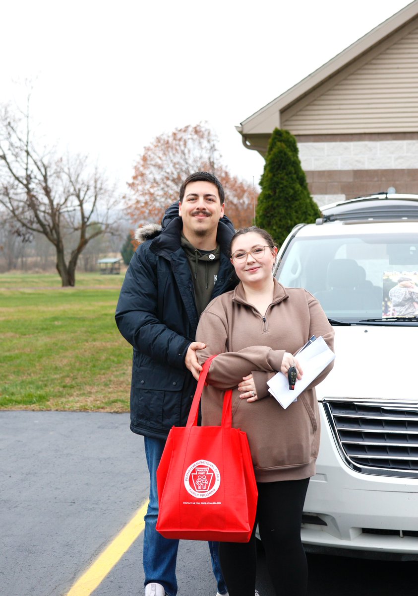 PADMVA's tweet photo. Today, we were reminded once again of the incredible strength of our Pennsylvania National Guard community. This holiday season, our Soldier & Family Readiness team has been working closely with a Soldier and their family who were facing significant financial challenges—most urgently, the need for a reliable vehicle to keep their household moving forward.
SGT Christopher Lizotte, currently serves with the PA Army National Guard. He’s been in the service for 8 years and recently came home from a deployment to the Horn of Africa.
This afternoon, we learned that help was already on the way. Thanks to the generosity and kindness of the Pennsylvania Masons, including Muncy Lodge No 299 F&AM, Richard Vaux Brotherhood Lodge No.126, Jerusalem Lodge No. 508, and the The Grand Lodge of Pennsylvania, F & AM, this family will receive a donated van, car seats, and essential items such as diapers and groceries. Additional thanks to the American Legion Post 834, Veterans Brotherhood, Lycoming County Helping Our Warriors, and Cribs for Kids® National Infant Safe Sleep Initiative, who are providing the convertible car seats so the family will never have to worry about replacing them as their children grow.
This is what it means to take care of our own. When a Soldier, Airmen or family is in need, this community answers the call without hesitation. To every organization and individual who played a part in making this possible: thank you for demonstrating compassion, service, and the true meaning of the holiday season.