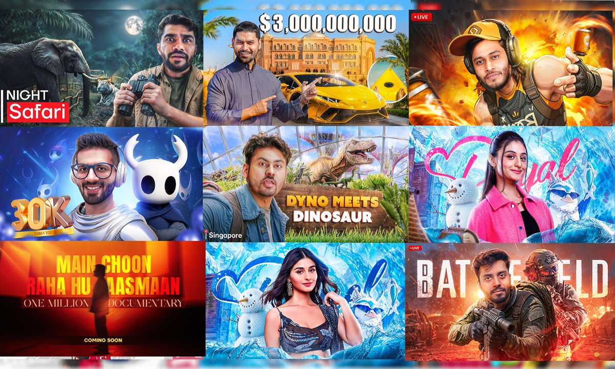 ranchozod's tweet image. Looking for Thumbnail editor?  These are few thumbnails of mine .  #thumbnail #youtubethunbnail