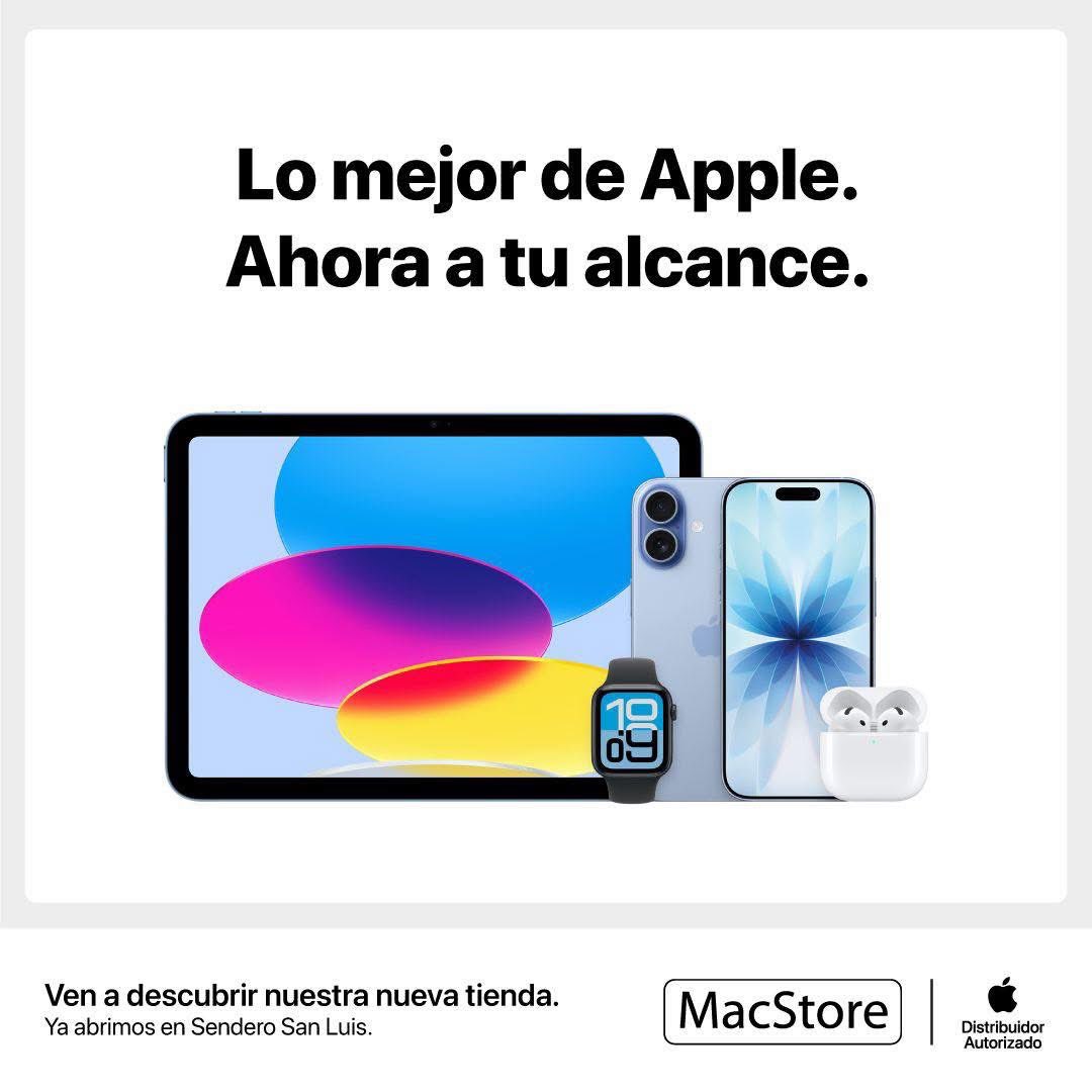 quehacerenslp's tweet photo. Plaza Sendero ya cuenta con una tienda MacStore México , distribuidor autorizado de productos Apple. Adquiere tu equipo con la asesoría de personal calificado. ¡Visítala ya!
#Sanluispotosí #slp #slplife #sanluispotosimex #sanluispotosimx https://t.co/eyiWXYRVHp