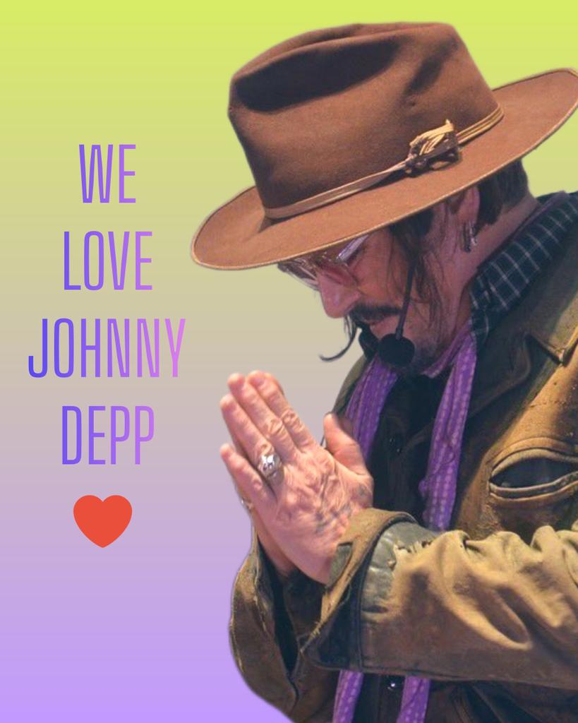 deppbrazilfc's tweet image. If you love and support Johnny Depp, retweet 🔄💕

#WeLoveJohnnyDepp