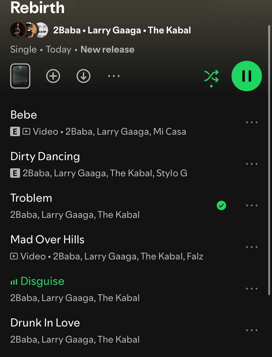 New EP from the 🐐 2Baba and Larry Gaaga.

Too smooth 🚀🚀🚀