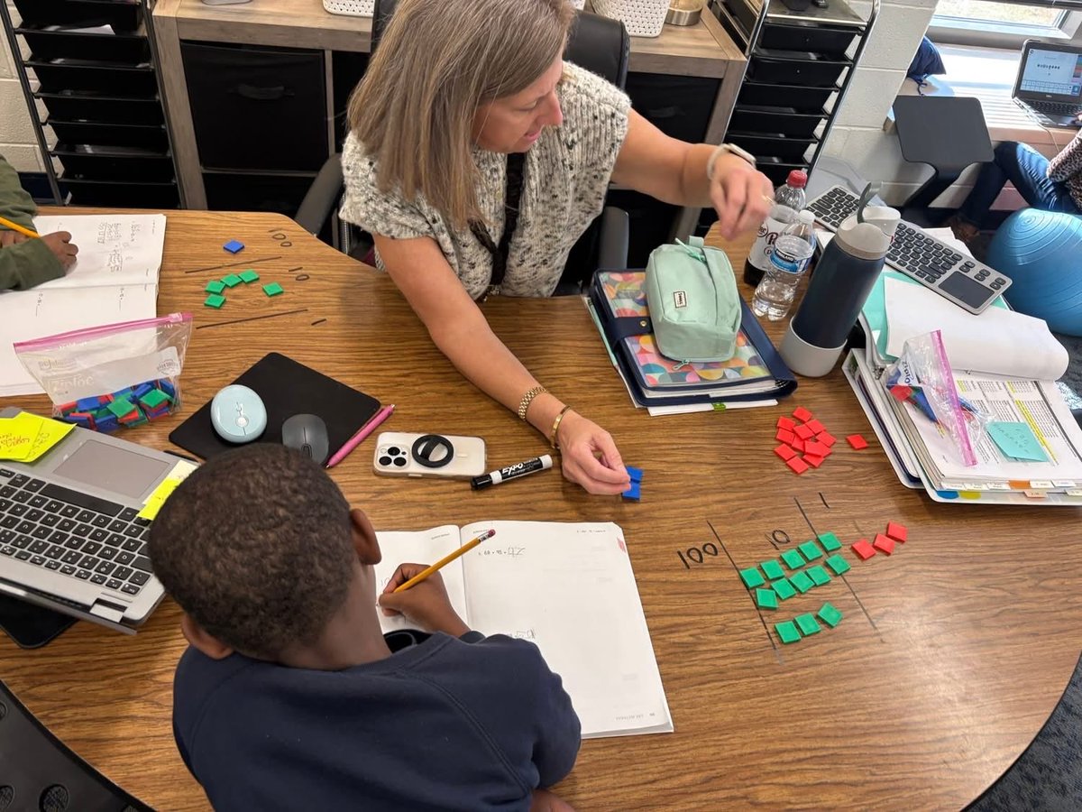 MikkiaJohnson's tweet image. Mrs. Kirby’s class is putting in the work! 💪📚
Our small groups were on fire today—reading, discussing, problem-solving, and lifting each other up every step of the way.
We’re so proud of their focus, teamwork, and determination.
These kids are SOARING!!