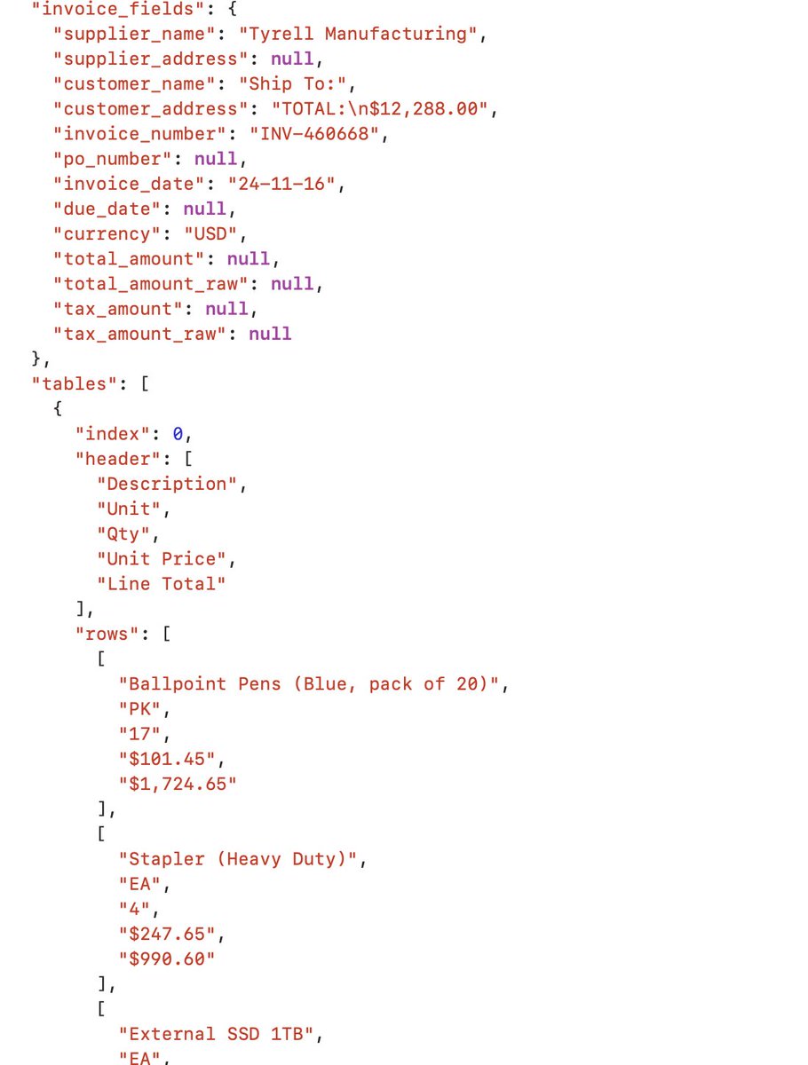erdemwrites's tweet image. Building a Document Intelligence model isn’t easy. In my experience, turning scans into structured JSON is more reliable than forcing “human-like” vision and it takes many iterations..
#docAI