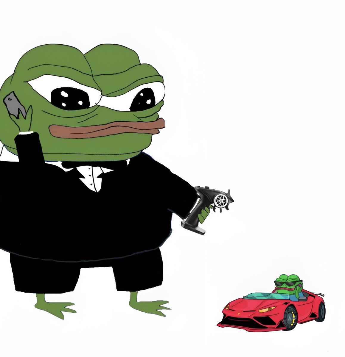 avaxLAMBO's tweet image. a lion (frog) does not concern himself with price