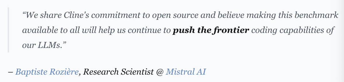 cline bench testimonial