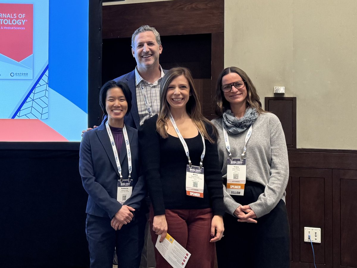 TechSAgeRERC's tweet image. Flashback to Boston last week for the Gerontological Society of America. Such a great opportunity to re-connect with colleagues, exchange ideas, learn, and share our work. #GSA2025 @geronsociety