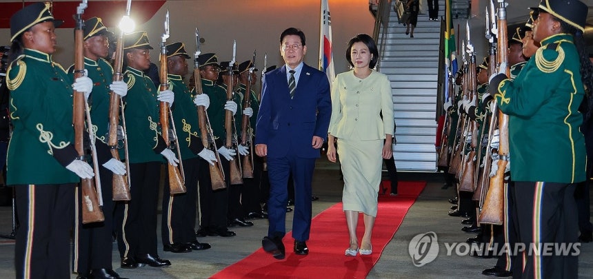 이재명 대통령, 남아공 도착