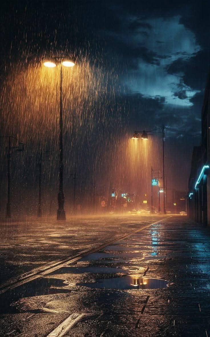 ليل  و مطر و ذكريات و حنين..