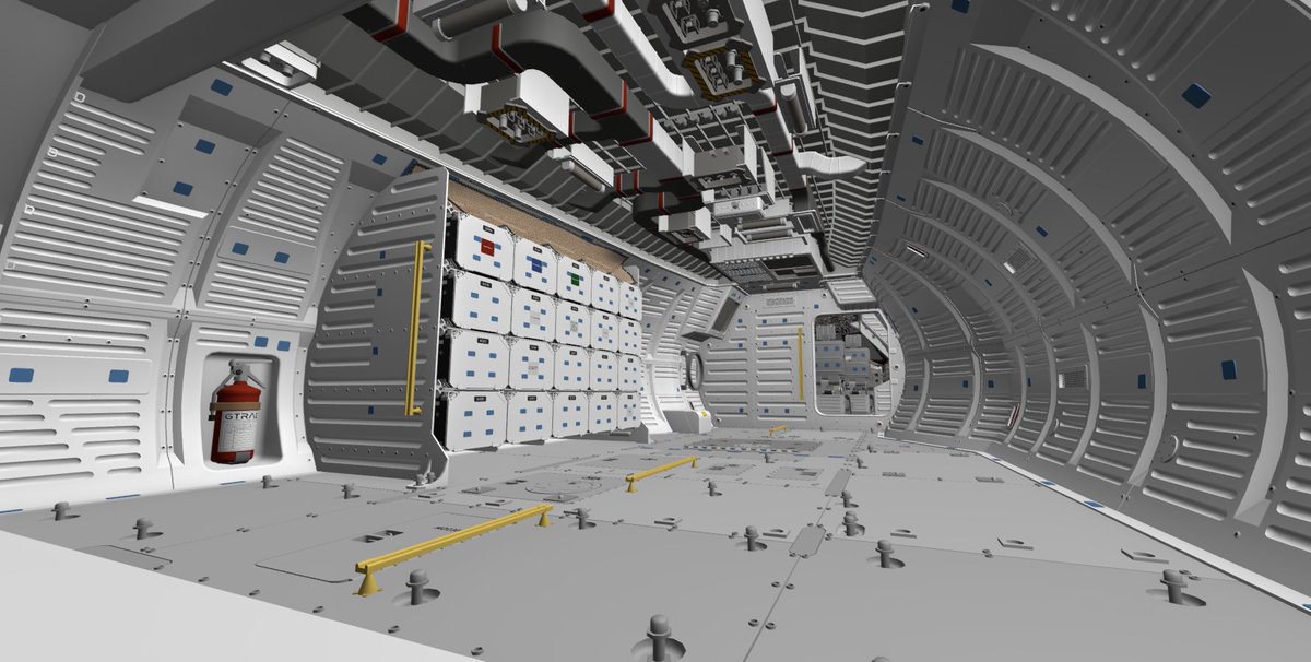 BootleSquared's tweet image. Mid Deck. still wip

Lockers on the side shouldn&apos;t affect the CoM that much

#blender #b3d