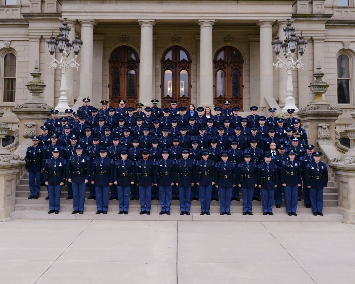 MichStatePolice's tweet image. News Release - 50 Troopers Graduate, Prepare to Serve Michigan michigan.gov/mspnewsroom/ne…