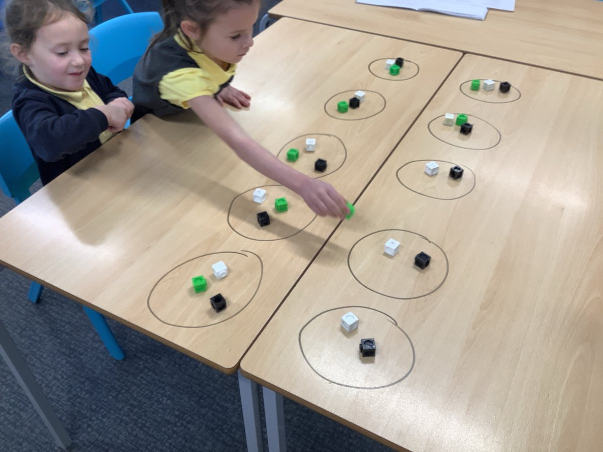 LancotSchool's tweet image. Today our Year 3s became masters of grouping and sharing! 🎉 Using hands-on cubes, they explored division by physically creating equal groups and splitting numbers. Fantastic to see them build their understanding of this key maths concept! 🔢✨ #MathsInAction #Year3