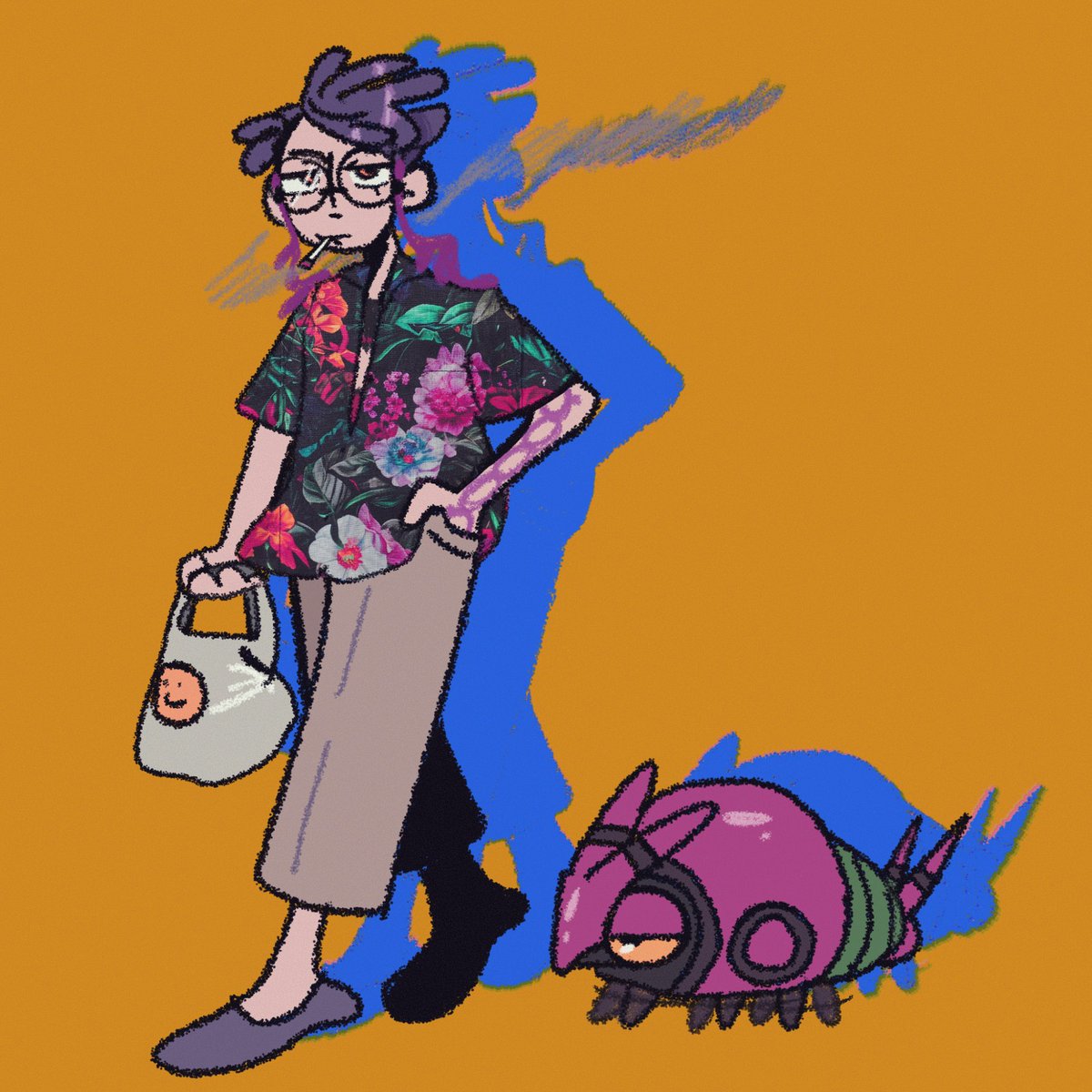 _nenupiot's tweet image. mr. corbeau’s day off