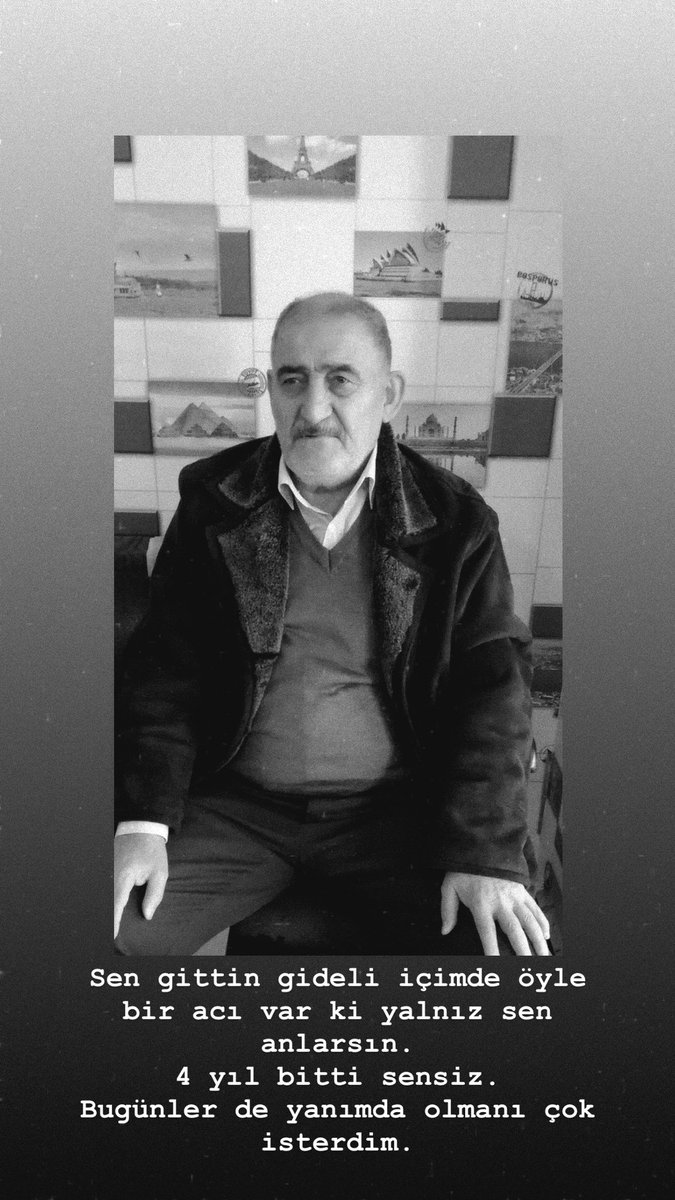 Gönlüm hep seni arıyor,neredesin sen…
4 yıl bitti…