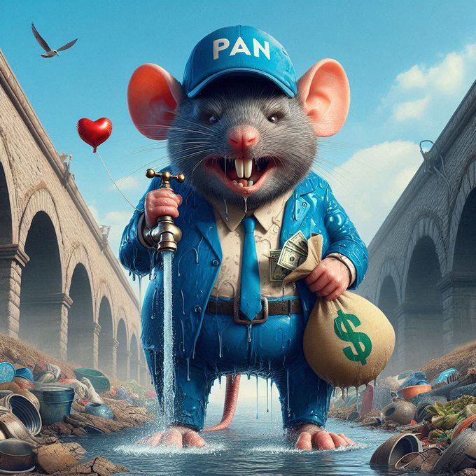 Querétaro Tierra de la corrupción🚩
De los creadores del #CartelInmobiliarioDelPAN llega el "Cártel del Agua"💦

El PAN controla el agua desde hace décadas en Guanajuato, #Querétaro, Jalisco y Aguascalientes🐀

Sí, son los mismos del #RelanzamientoPAN🐁
No es sequía, es saqueo🐀