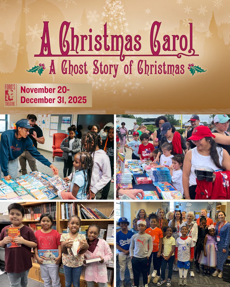 EWDC is proud to announce that Ford’s Theatre has selected us as this year’s supported charity for their production of A Christmas Carol! 🎄☃️❄️

Tickets are available now at my.fords.org/overview/12238; be sure to catch a show and support our students November 20 — December 31!