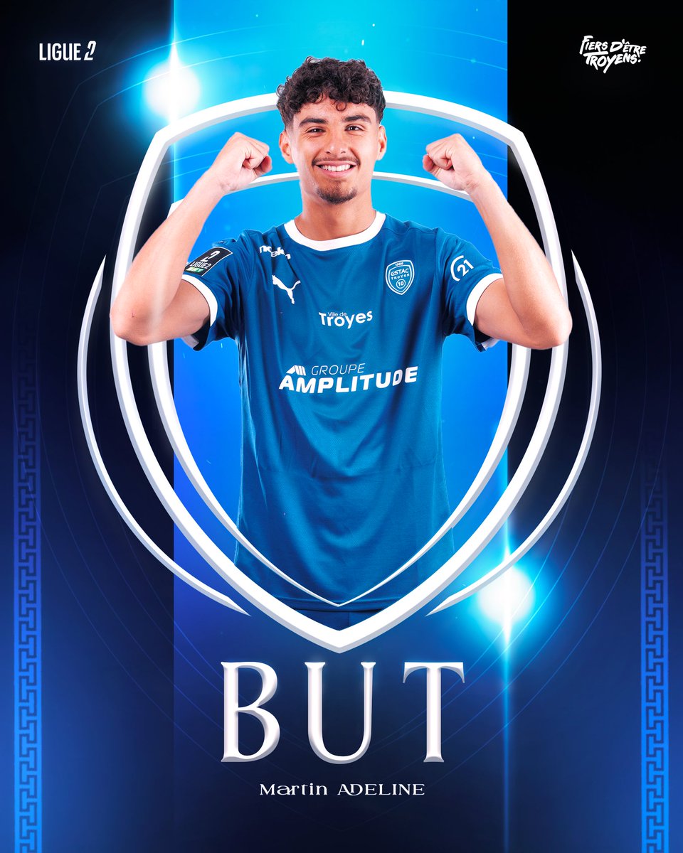 estac_officiel's tweet photo. ⌚️47’: BUUUUUUUUT !!!! 🔥
Martin Adeline ouvre le score de la tête pour nos Troyens. Une entame de deuxième géniale 😎
#LAVALESTAC 0️⃣-1️⃣ https://t.co/81CopSAKlW