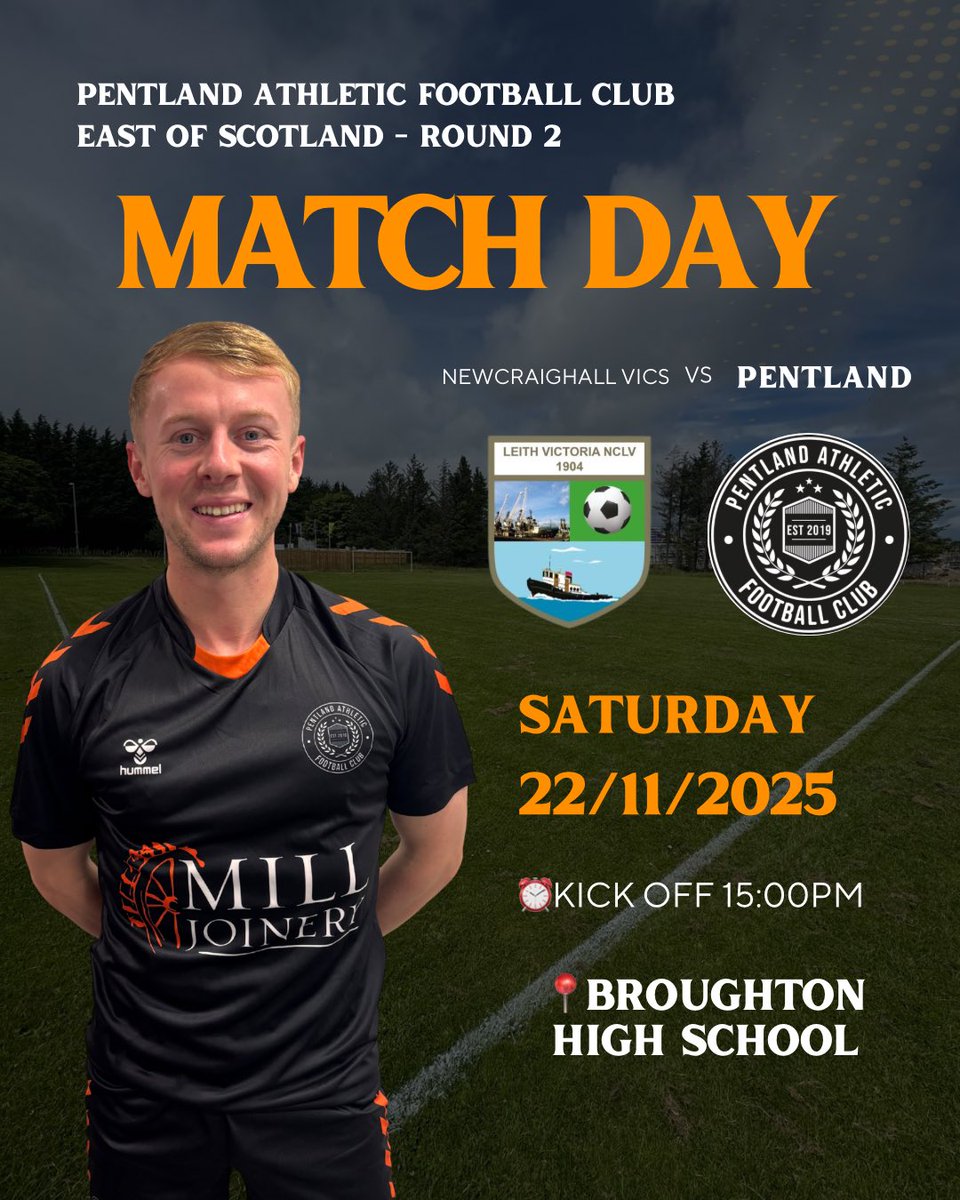 Let’s try this again…

After being called off last week, we now go again, this time at Broughton High School due to <a href="/LeithVics1945/">Leith Victoria nclv</a> grass pitches still being unplayable.

Hopefully lads can continue their unbeaten run ⚽️