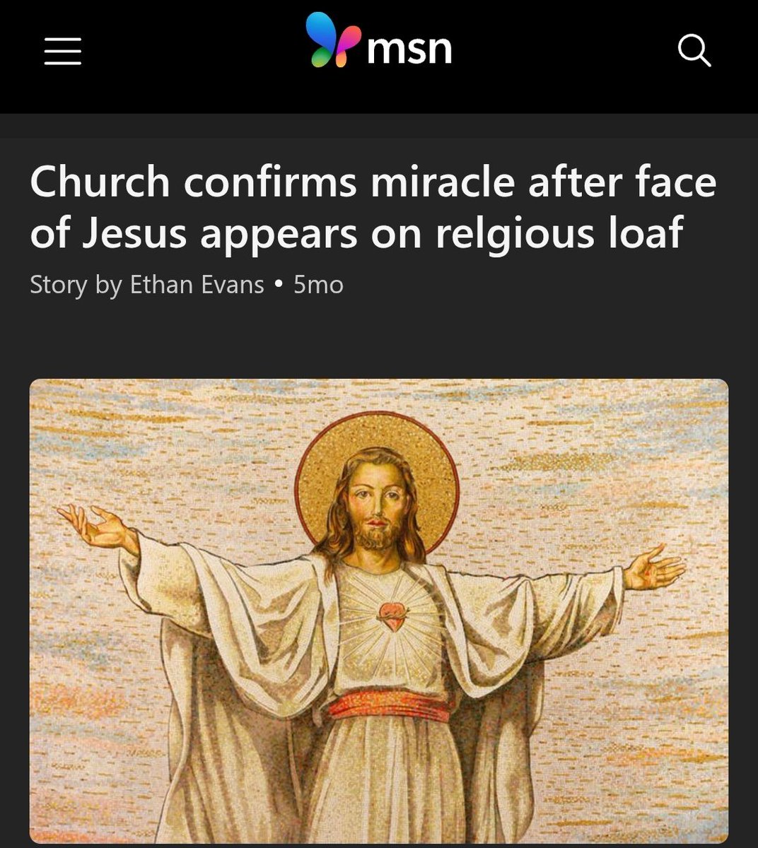 Haqiqatjou's tweet image. The scientifically-verified Christian miracles in question: